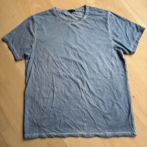 Patrick Assaraf Lightweight Pima Cotton Spray Wash T-Shirt